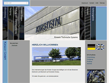 Tablet Screenshot of kirstein.com